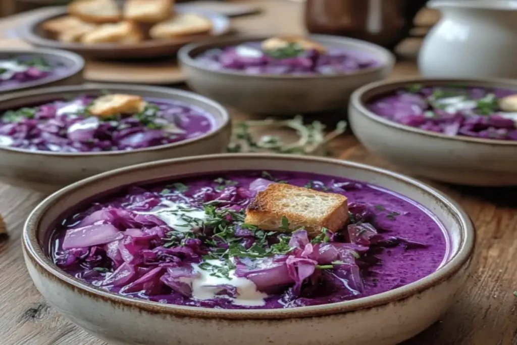 Red Cabbage Soup