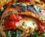 Savory Stuffed Chicken with Roasted Red Peppers, Spinach, and Mozzarella: An Incredible Recipe for All Occasions